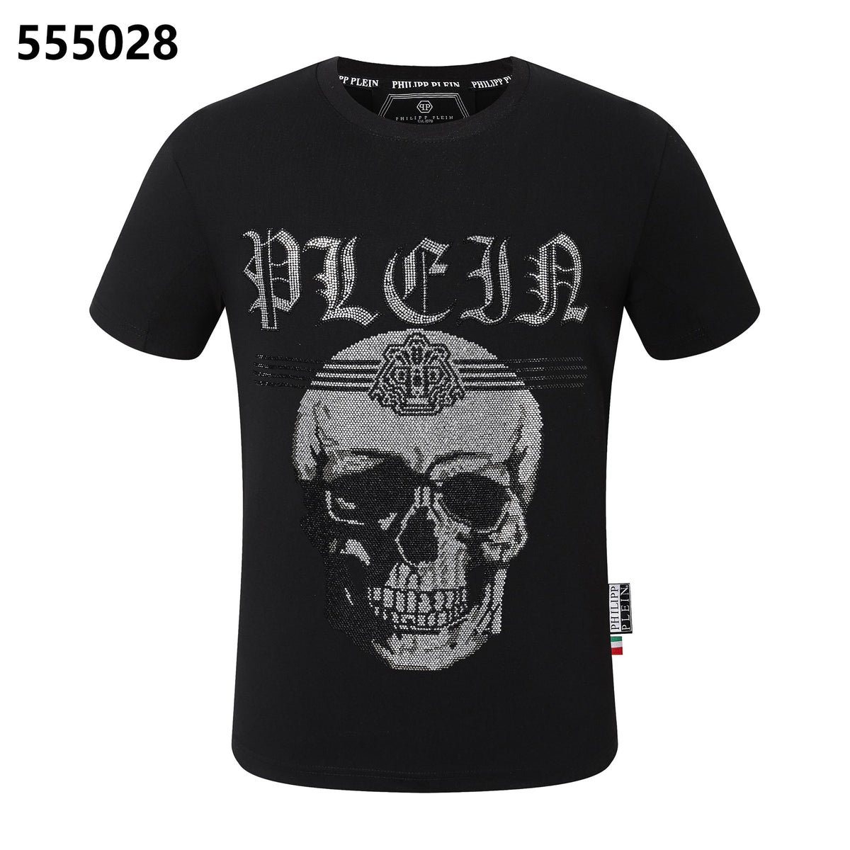 PHILIPP PLEIN Skull-Print Crew-Neck T-Shirt
