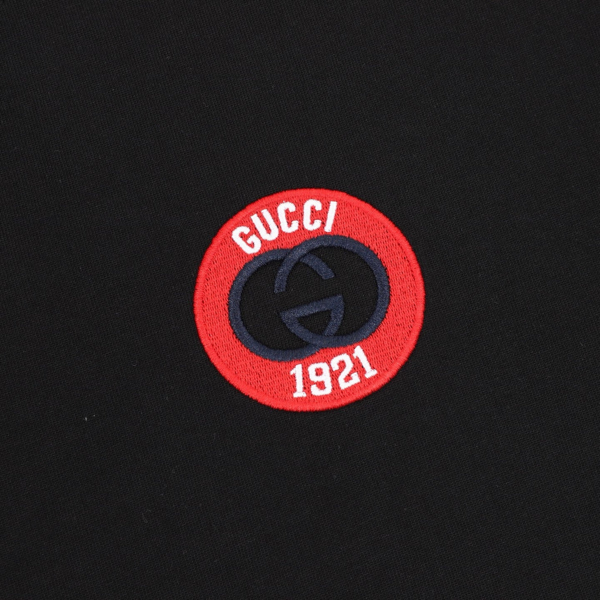 Gucci 26SS 1921 Logo Embroidered Short-Sleeve Shirt