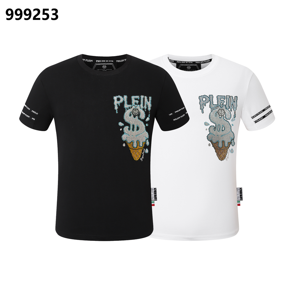 PHILIPP PLEIN Ice Cream Print Crew Neck T-Shirt