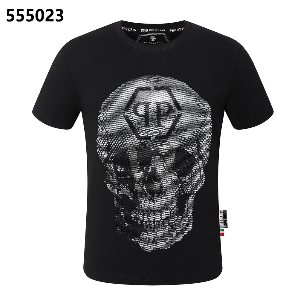 PHILIPP PLEIN Round-neck T-shirt with a skull design