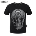 PHILIPP PLEIN Round-neck T-shirt with a skull design