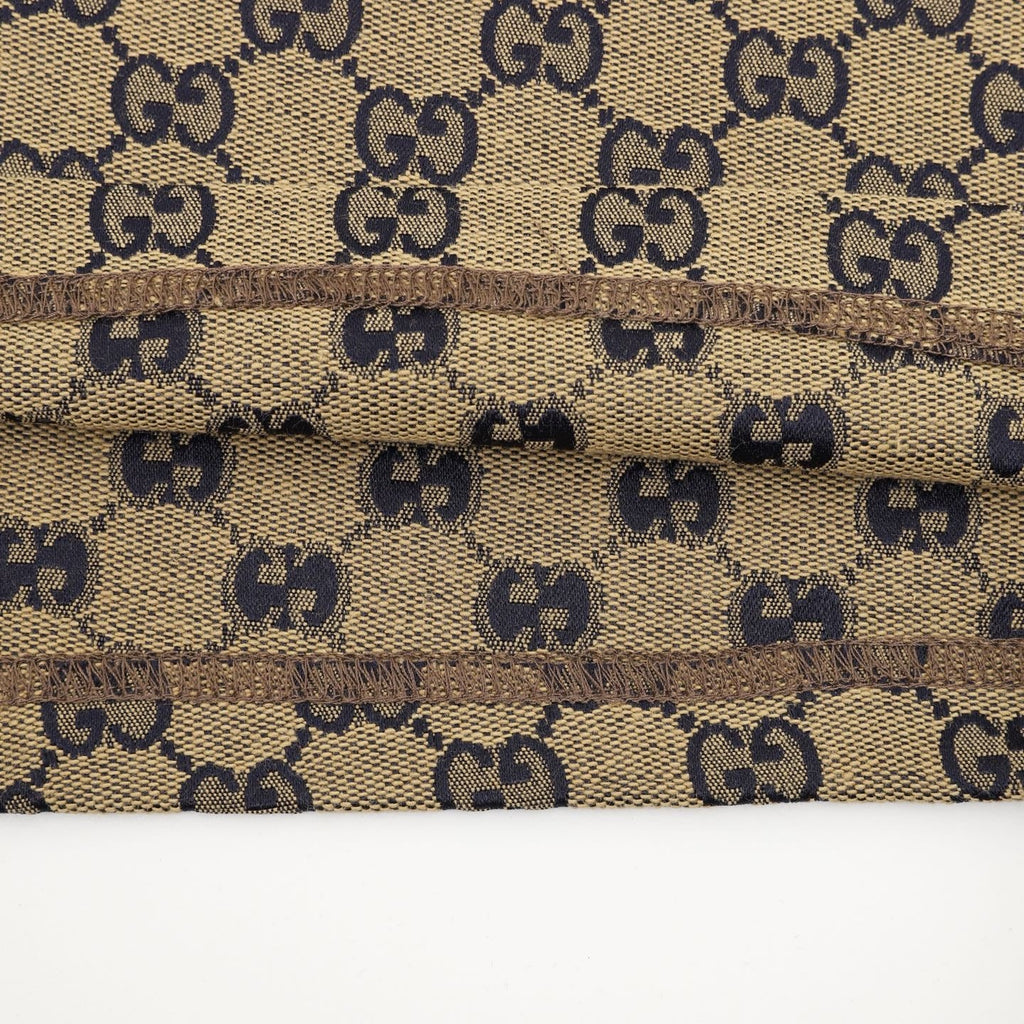 Gucci 25SS All-Over Monogram Print Denim Shorts