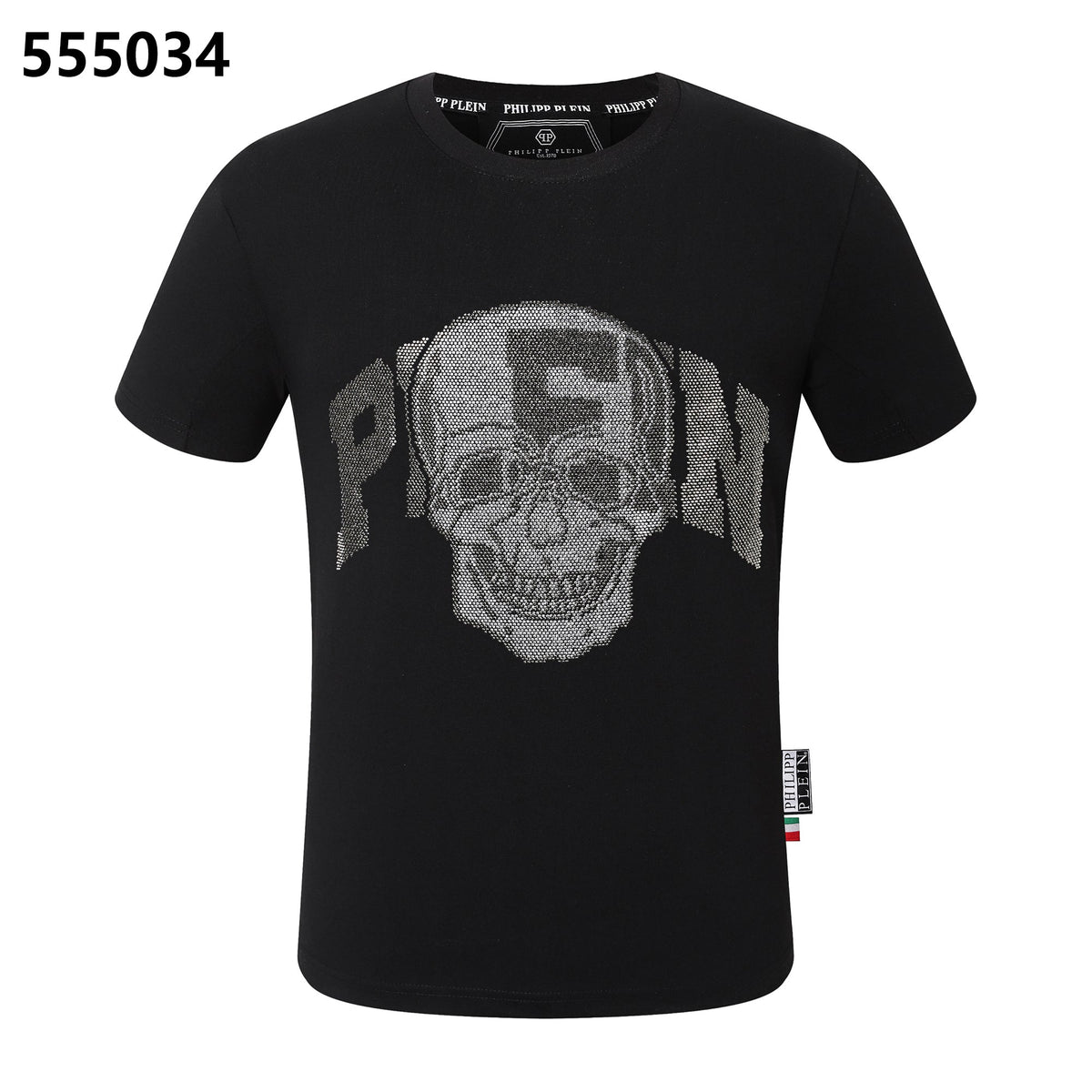 PHILIPP PLEIN Skull-Print Crew-Neck T-Shirt