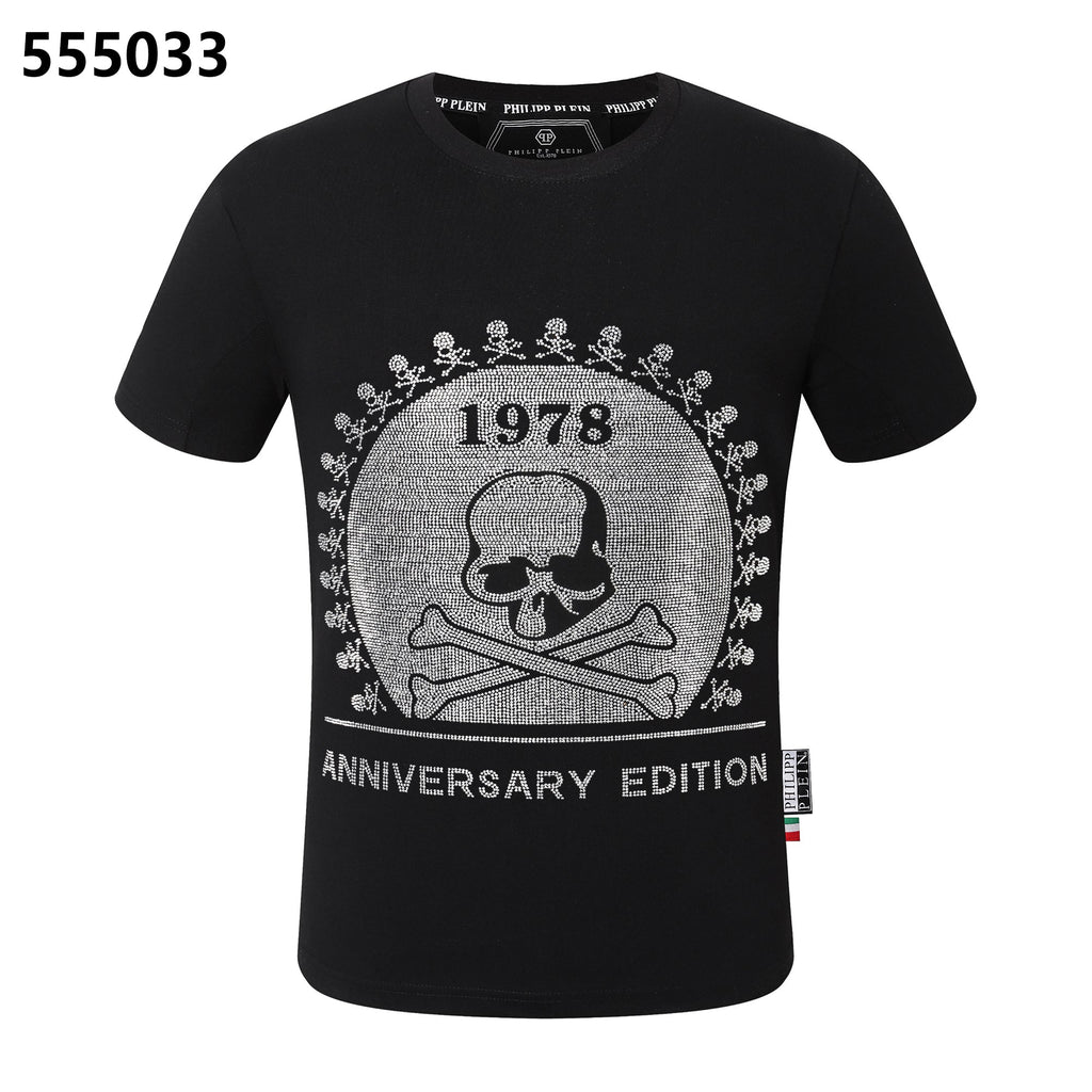 PHILIPP PLEIN 1978 Skull-Print Crew-Neck T-Shirt