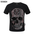 PHILIPP PLEIN Round-neck T-shirt with a skull design