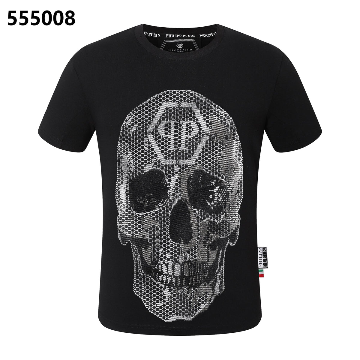 PHILIPP PLEIN Skull-Print Crew-Neck T-Shirt