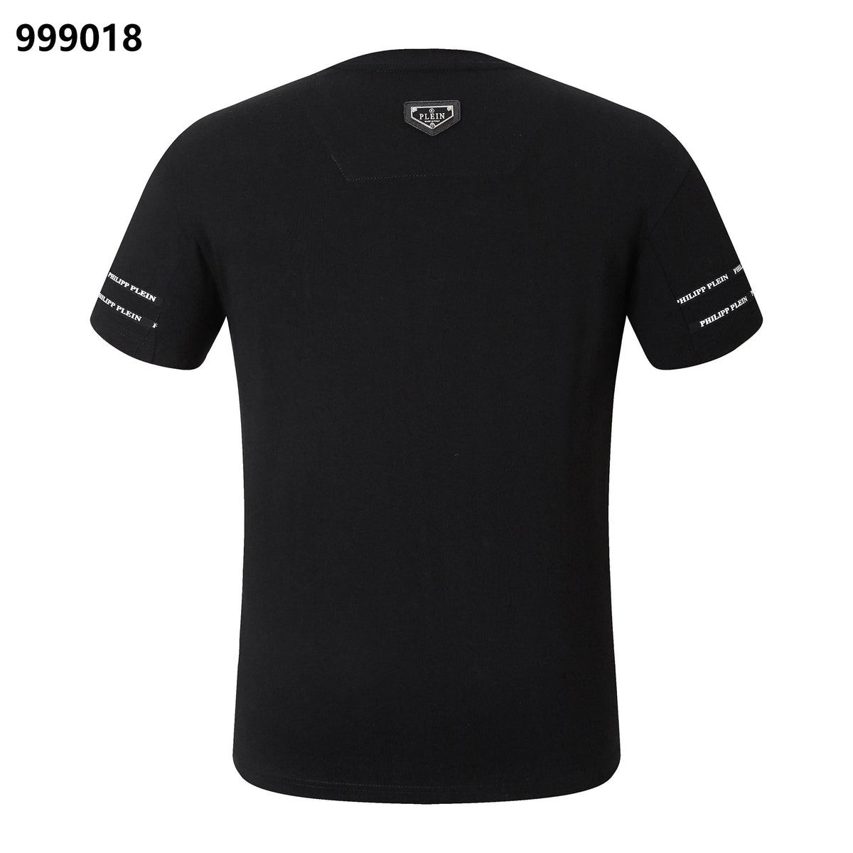 PHILIPP PLEIN Round-Neck T-Shirt with Metal Letters