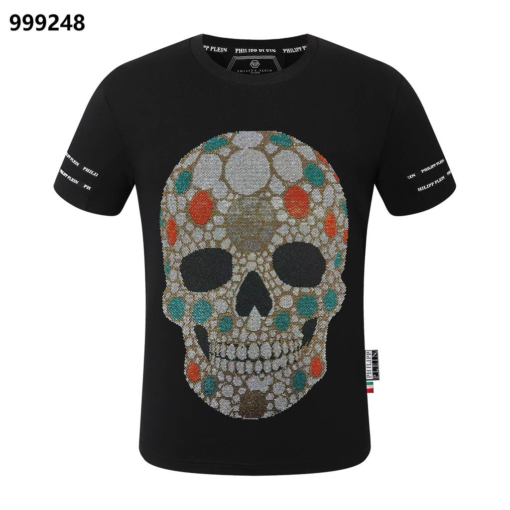 PHILIPP PLEIN Skull-Print Crew-Neck T-Shirt