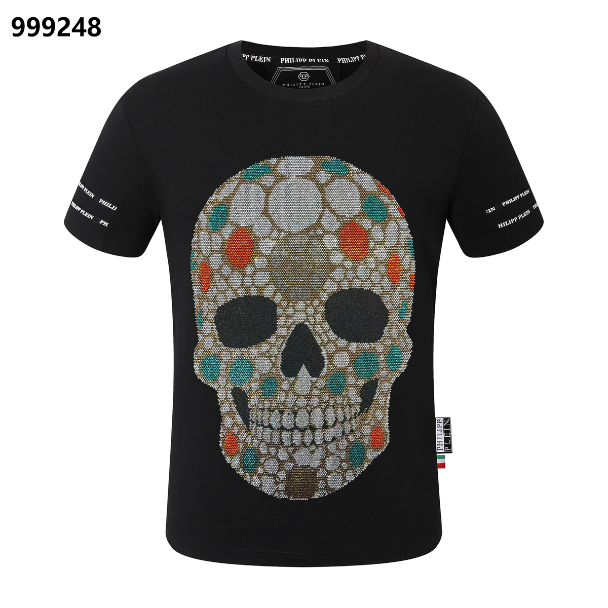 PHILIPP PLEIN Skull-Print Crew-Neck T-Shirt