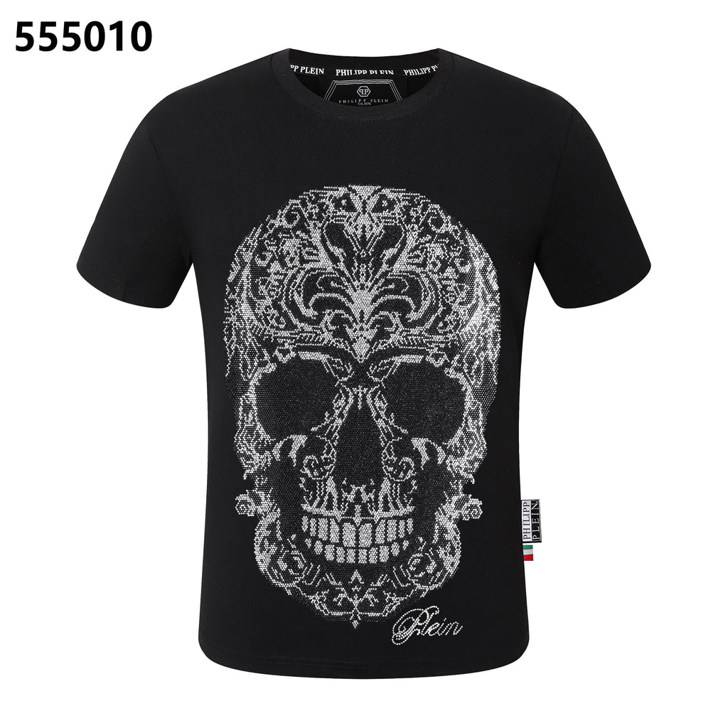 PHILIPP PLEIN Skull-Print Crew-Neck T-Shirt