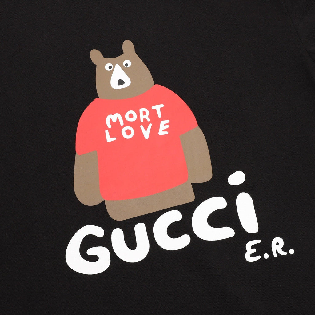 Gucci 26ss Fun Cartoon Collection Short-Sleeve Shirt
