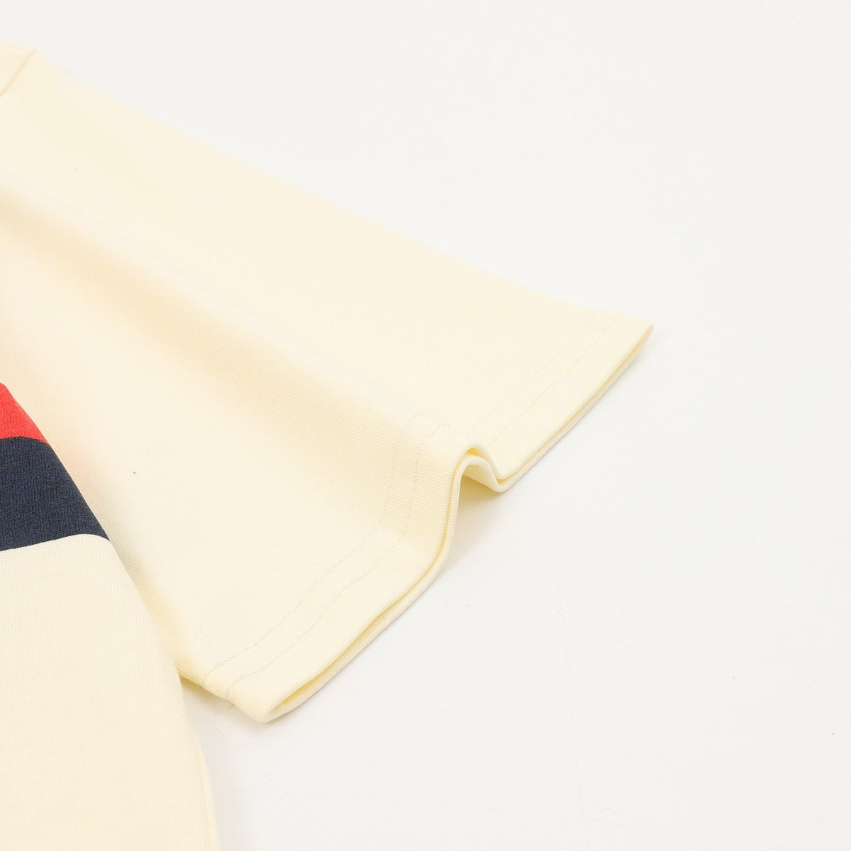Gucci Short-Sleeve T-Shirt with Interlocking “G” Stripe Print