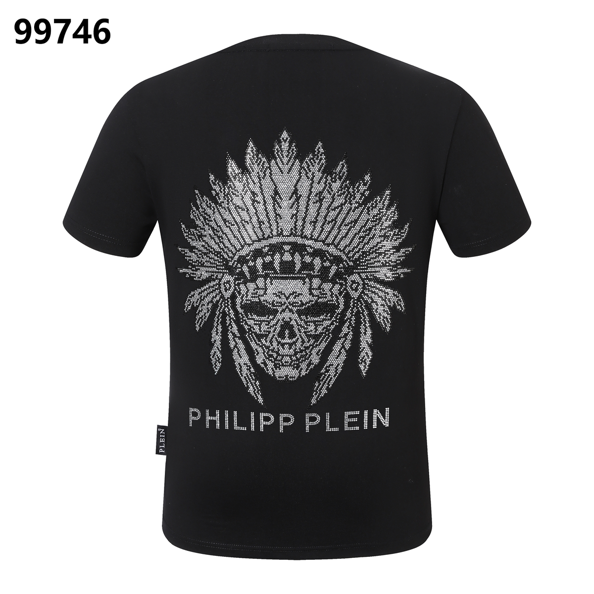 PHILIPP PLEIN Gradient-Printed Skull Crew Neck T-Shirt