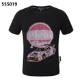 PHILIPP PLEIN Pink Race Car Print Crew Neck T-Shirt