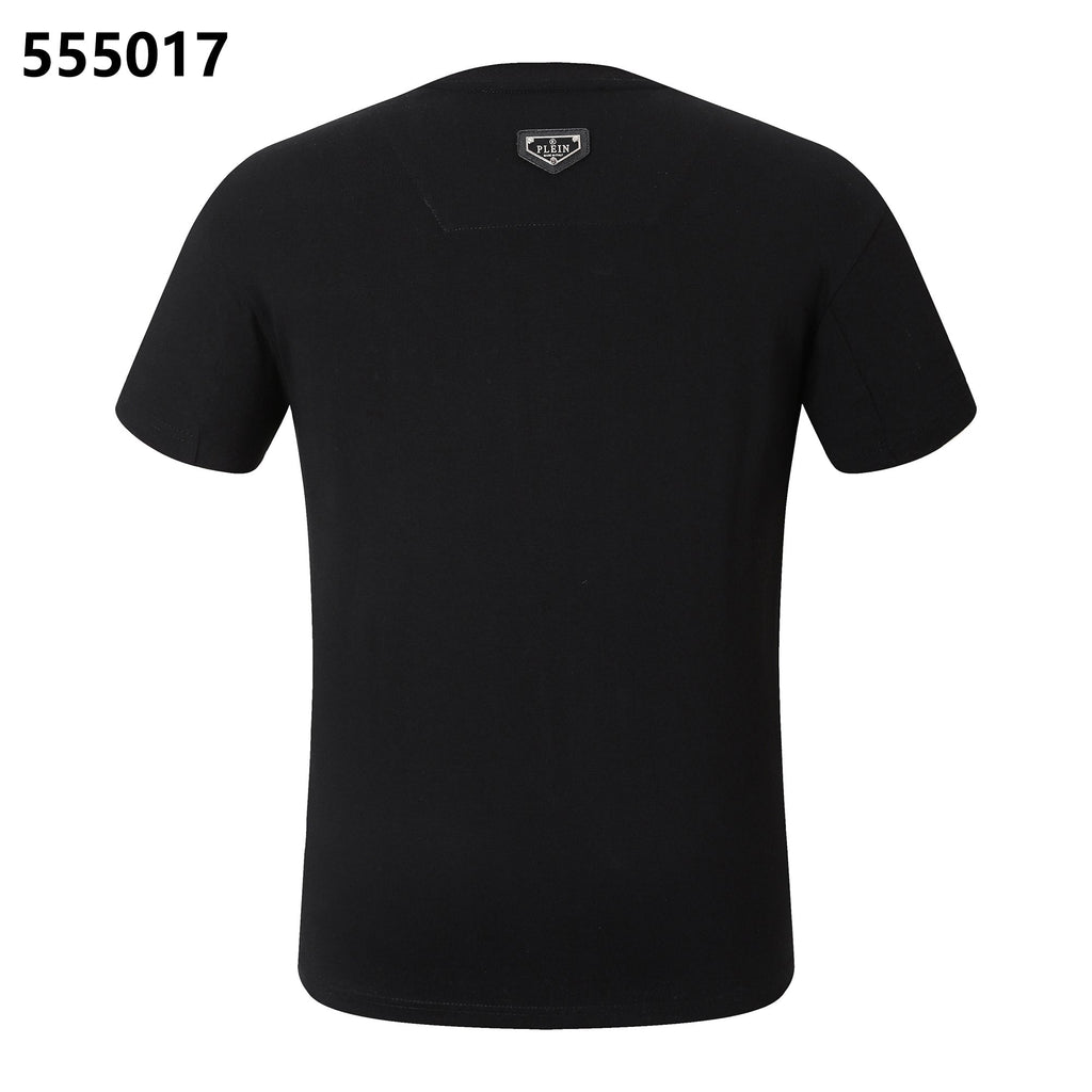 PHILIPP PLEIN Money Logo Crew Neck T-Shirt
