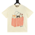 Gucci 26ss Fun Cartoon Collection Short-Sleeve Shirt
