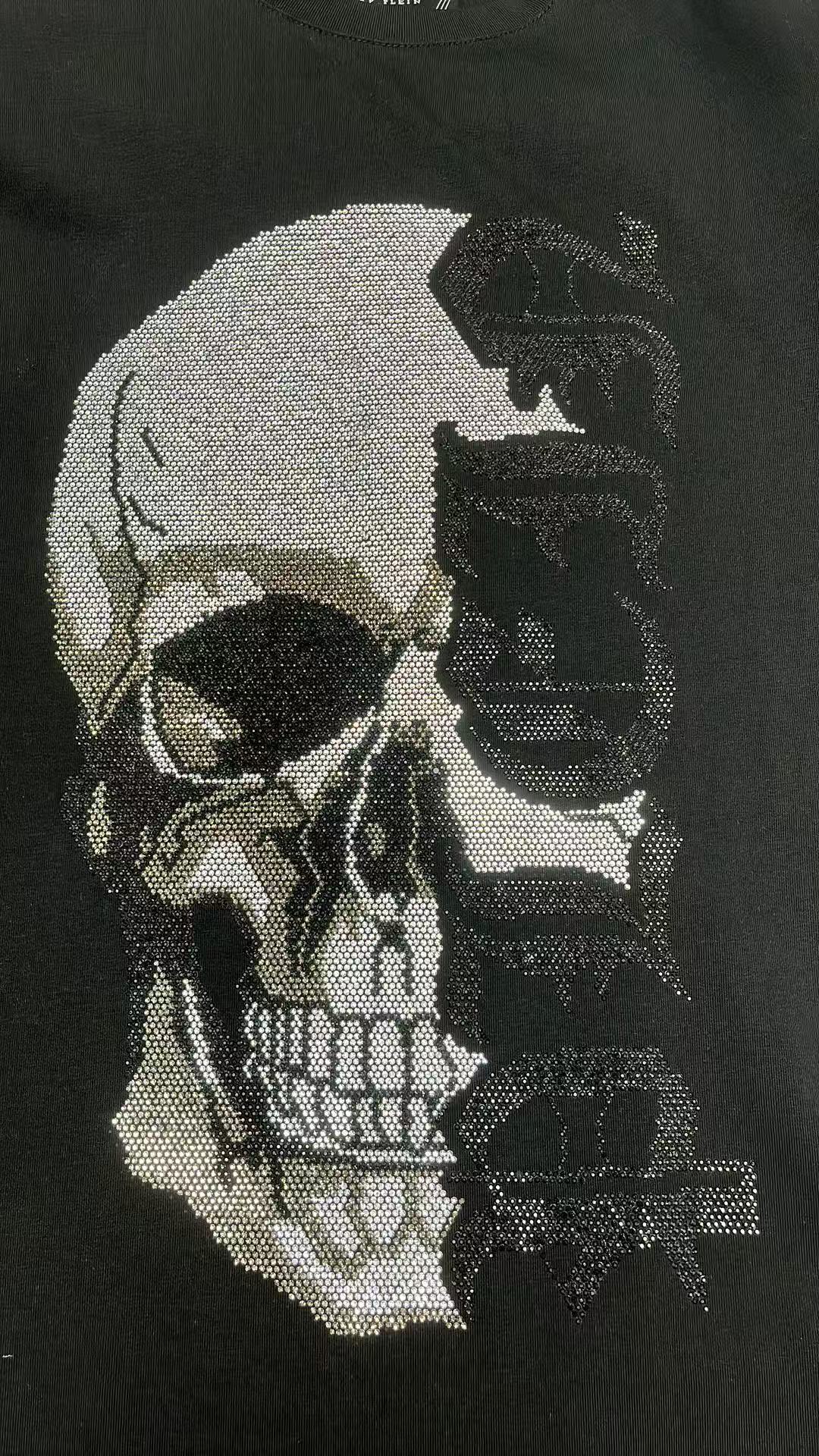 PHILIPP PLEIN Skull-Print Crew-Neck T-Shirt