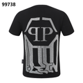 PHILIPP PLEIN Round-Neck T-Shirt with Letter Print