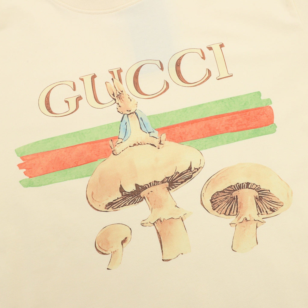 Gucci 26ss Fun Cartoon Collection Short-Sleeve Shirt